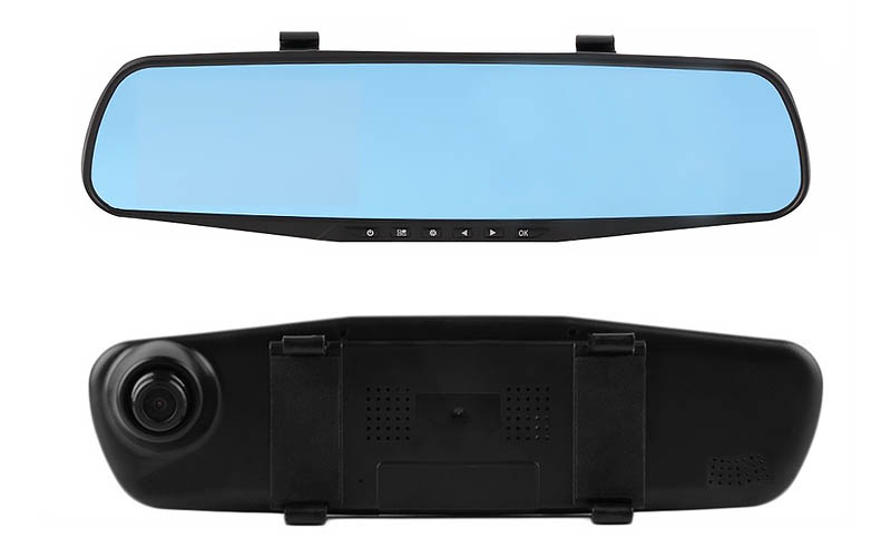 Καθρέπτης Αυτοκινήτου HD DVR Κάμερα Καταγραφικό με LCD TFT Οθόνη 3.0'' & Δώρο Κάμερα Οπισθοπορείας